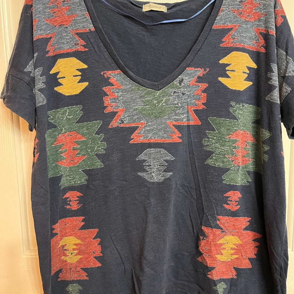 Pull&Bear Navy Blue Top